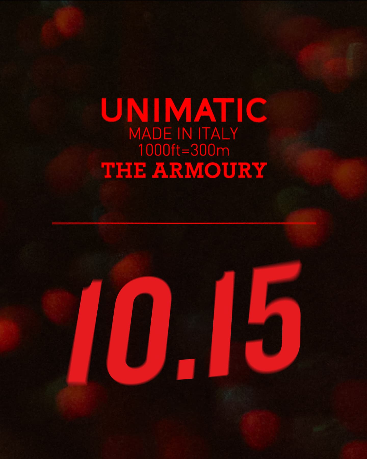 Unimatic x The Armoury 10.15
